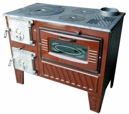 Отопительно-варочная печь МастерПечь ПВ-03 с духовым шкафом, 7.5 кВт в Севастополе