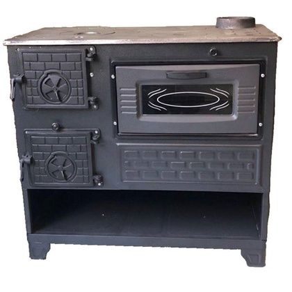 Отопительно-варочная печь МастерПечь ПВ-05 с духовым шкафом, 8.5 кВт в Севастополе
