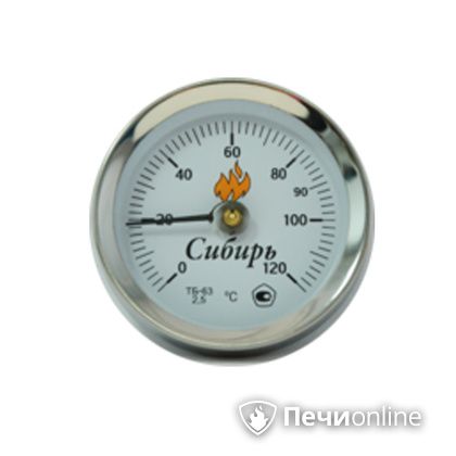 Комплектующие для печей и котлов Биметалический термометр ТБП-63 в Севастополе