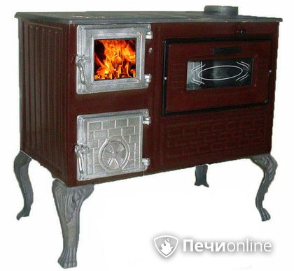 Отопительно-варочная печь МастерПечь ПВ-06 с духовым шкафом, 7.5 кВт в Севастополе