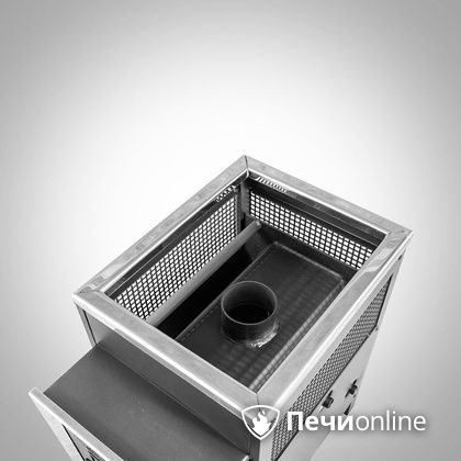 Дровяная банная печь Радуга ПБ-21 (встроенный теплообменник) 6 мм прочистная дверца в Севастополе