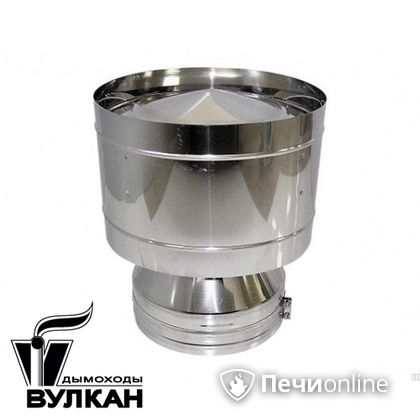 Дефлектор Вулкан DDH с изоляцией 50 мм D=300/400 нержавейка/оцинковка в Севастополе