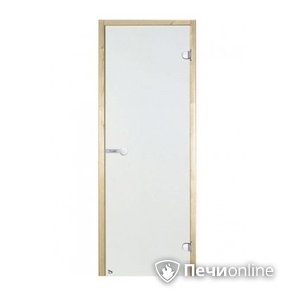 Дверь для бани Harvia Стеклянная дверь для сауны 7/19 коробка сосна сатин D71905М в Севастополе